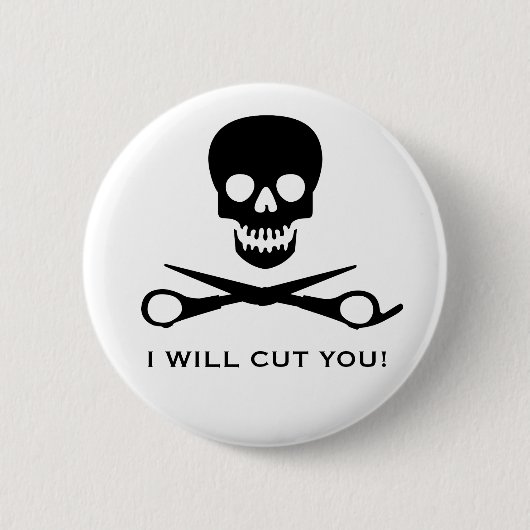 Beauty Shop Pirate Ronde Button 5,7 Cm (Voorkant)