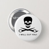 Beauty Shop Pirate Ronde Button 5,7 Cm (Voorkant /achterkant)