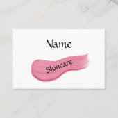Beauty Skincare Pink Visitekaartje (Voorkant)