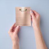 Beauty Skinny Lashes Makeup Stylist Eyebrows Flyer (Hand)
