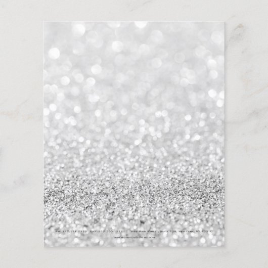 Beauty Skinny Lashes Makeup Stylist Silver Grey Flyer (Achterkant)