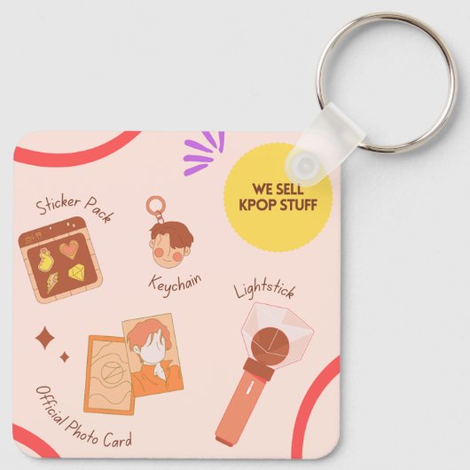 "Beauty"-Sleutelhanger Sleutelhanger (Achterkant)