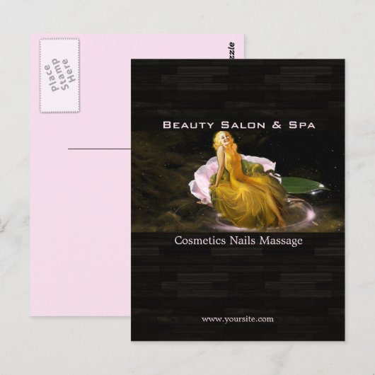 Beauty Spa 1 - Briefkaart (Voorkant / Achterkant)