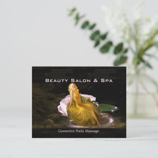 Beauty Spa 1 - Briefkaart (Staand voorkant)