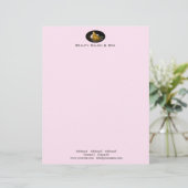 Beauty Spa 1 - Letterhead Gepersonaliseerd Briefhoofd (Staand voorkant)