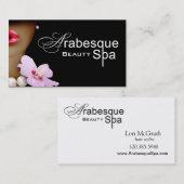 Beauty Spa Arabesque Hair Stylist Visitekaartje (Voorkant / Achterkant)