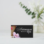 Beauty Spa Arabesque Hair Stylist Visitekaartje (Staand voorkant)