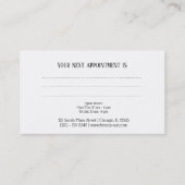 Beauty spa - Benoemingskaart Afsprakenkaartje (Achterkant)