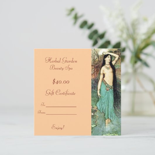 Beauty Spa Cadeaubonnen (Staand voorkant)