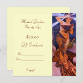 Beauty Spa Cadeaubonnen (Voorkant / Achterkant)