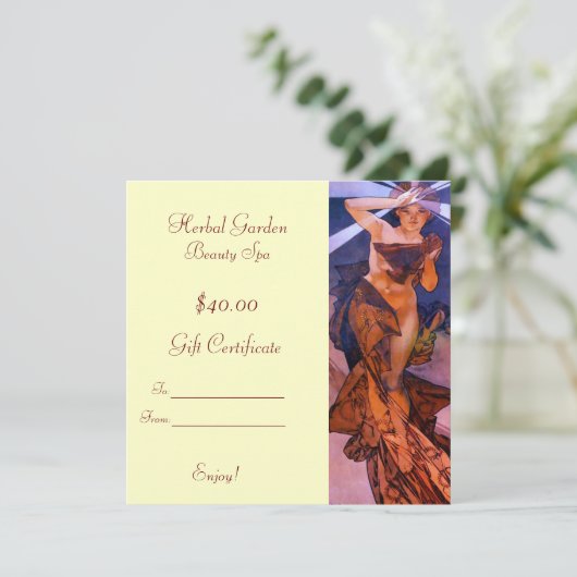 Beauty Spa Cadeaubonnen (Staand voorkant)