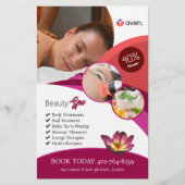 Beauty Spa Custom Flyer (Voorkant)
