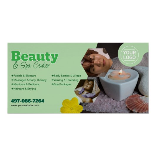 Beauty Spa Custom Glossy Poster (Voorkant)