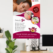 Beauty Spa Custom Poster (Thuiskantoor)