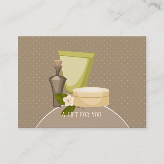 Beauty spa - Een cadeau voor je Kortingskaartje (Voorkant)