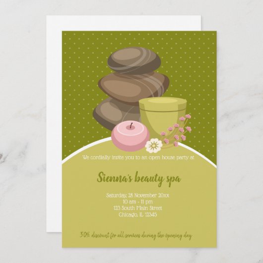 Beauty Spa Salon Kaart (Voorkant / Achterkant)