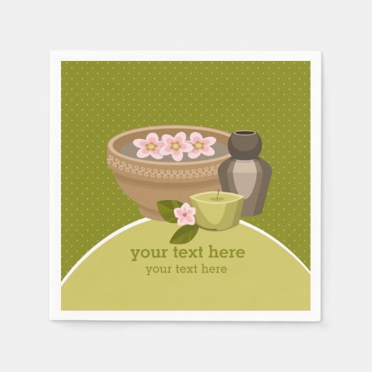 Beauty Spa Salon Servet (Voorkant)