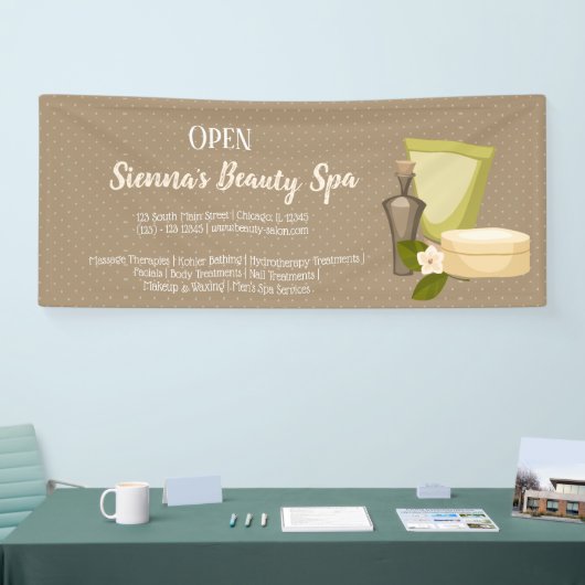Beauty spa salon spandoek (Beurs)