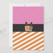 Beauty Spa Verjaardagsfeest Pamper Mani Pedi Uitno Kaart (Achterkant)