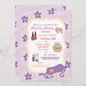 Beauty Spa Verjaardagsfeest Relax Pamper Gezicht U Kaart (Voorkant / Achterkant)