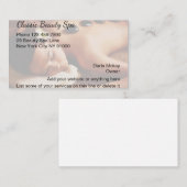 Beauty Spa-visitekaartje Visitekaartje (Voorkant / Achterkant)