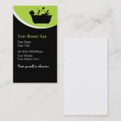 Beauty Spa-Visitekaartjes Visitekaartje (Voorkant / Achterkant)