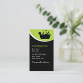 Beauty Spa-Visitekaartjes Visitekaartje (Staand voorkant)