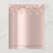 Beauty Sparkly Lashes Makeup Stylist Event Planner Flyer (Achterkant)