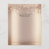 Beauty Sparkly Lashes Makeup Stylist Event Planner Flyer (Voorkant)