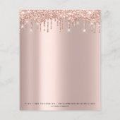 Beauty Sparkly Lashes Makeup Stylist Eyebrows Flyer (Achterkant)