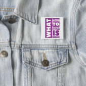 Beauty - Square Button (In situ)