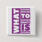 Beauty - Square Button (Voorkant)