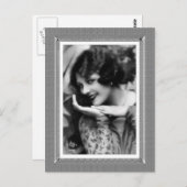 Beauty - Starlet - in zwart-wit Briefkaart (Voorkant / Achterkant)