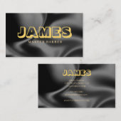 Beauty Studio Barber Business Card Visitekaartje (Voorkant / Achterkant)
