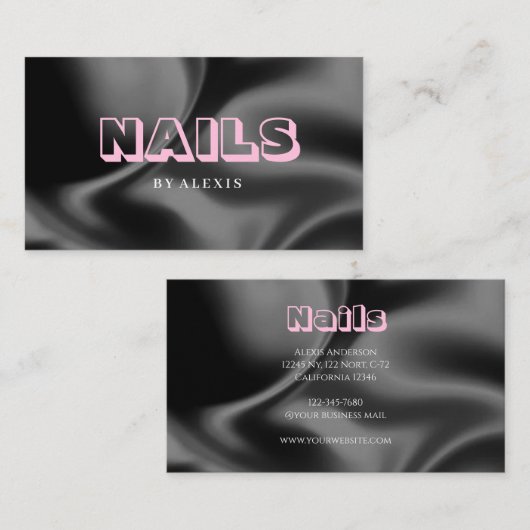 Beauty Studio Lashed Business Card Visitekaartje (Voorkant / Achterkant)