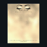 Beauty Studio Lashes Makeup Stijllijst Kunstmatige Flyer<br><div class="desc">Elegance en eenvoud designK</div>