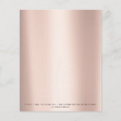 Beauty Studio Lashes Makeup Stylist Artist Flyer (Achterkant)