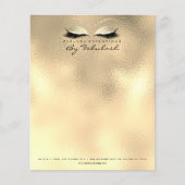 Beauty Studio Lashes Makeup Stylist Champaigne Flyer (Voorkant)