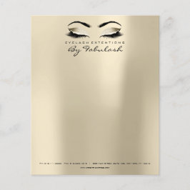 Beauty Studio Lashes Makeup Stylist Champaigne Flyer