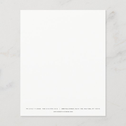 Beauty Studio Lashes Makeup Stylist Gold Eye White Flyer (Achterkant)