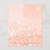 Beauty Studio Lashes Makeup Stylist Gold Peach Flyer (Achterkant)