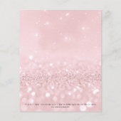 Beauty Studio Lashes Makeup Stylist Gold Pink Flyer (Achterkant)