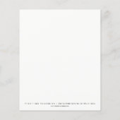 Beauty Studio Lashes Makeup Stylist Gold White Flyer (Achterkant)