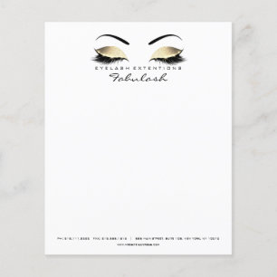 Beauty Studio Lashes Makeup Stylist Head Flyer