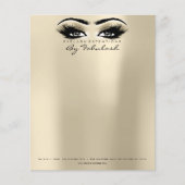 Beauty Studio Lashes Makeup Stylist Open Eyes Flyer (Voorkant)