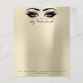 Beauty Studio Lashes Makeup Stylist Open Eyes Flyer