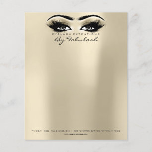Beauty Studio Lashes Makeup Stylist Open Eyes Flyer