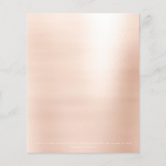 Beauty Studio Lips Kiss Make-up Stylist Artiest Flyer (Achterkant)