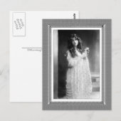  Beauty - Sweet Slumber - in zwart-wit Briefkaart (Voorkant / Achterkant)