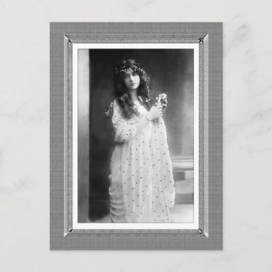  Beauty - Sweet Slumber - in zwart-wit Briefkaart (Voorkant)